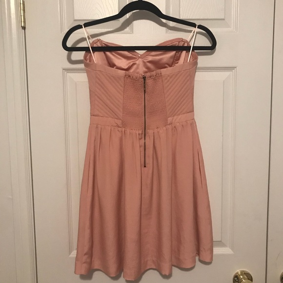 Pink strapless dress - Picture 2 of 2